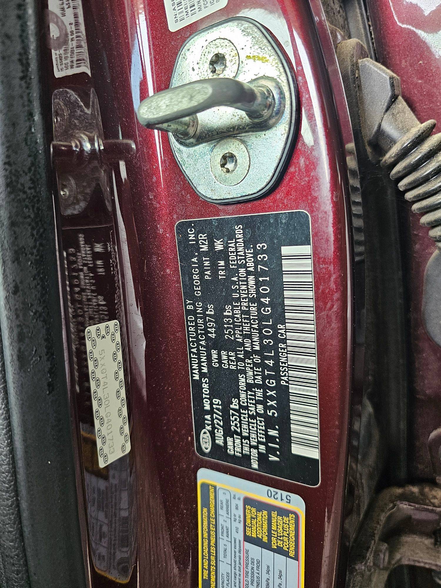 KIA OPTIMA 2020 - Marhaba Auction Used Cars - Image 9