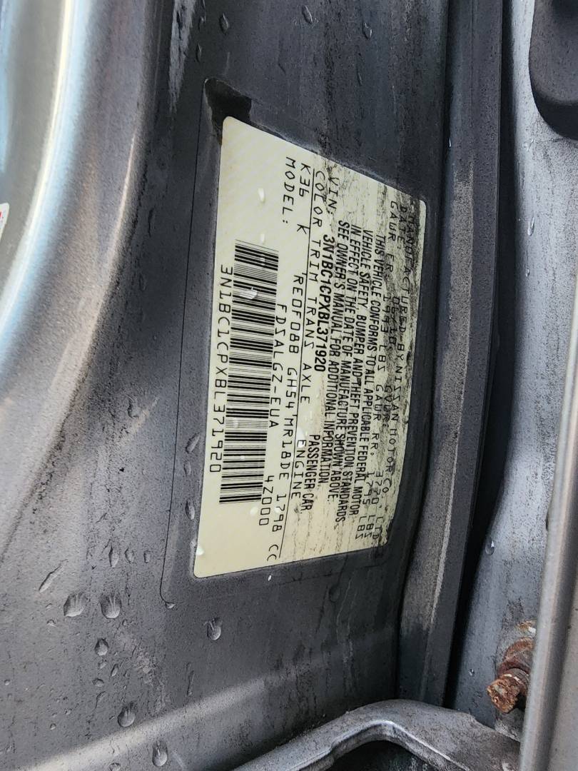 2011 NISSAN VERSA — 142710 Miles — Lot 38057346 - Marhaba Auctions Used Cars - Image 3