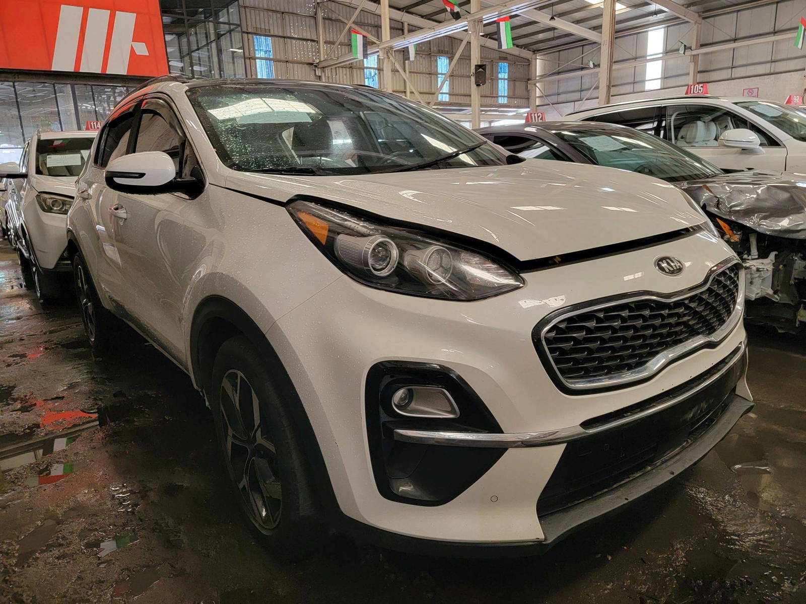 2022 KIA SPORTAGE — sold — 72308 Miles — Lot 43235827 — Main - Marhaba Auctions Used Cars - Image 2
