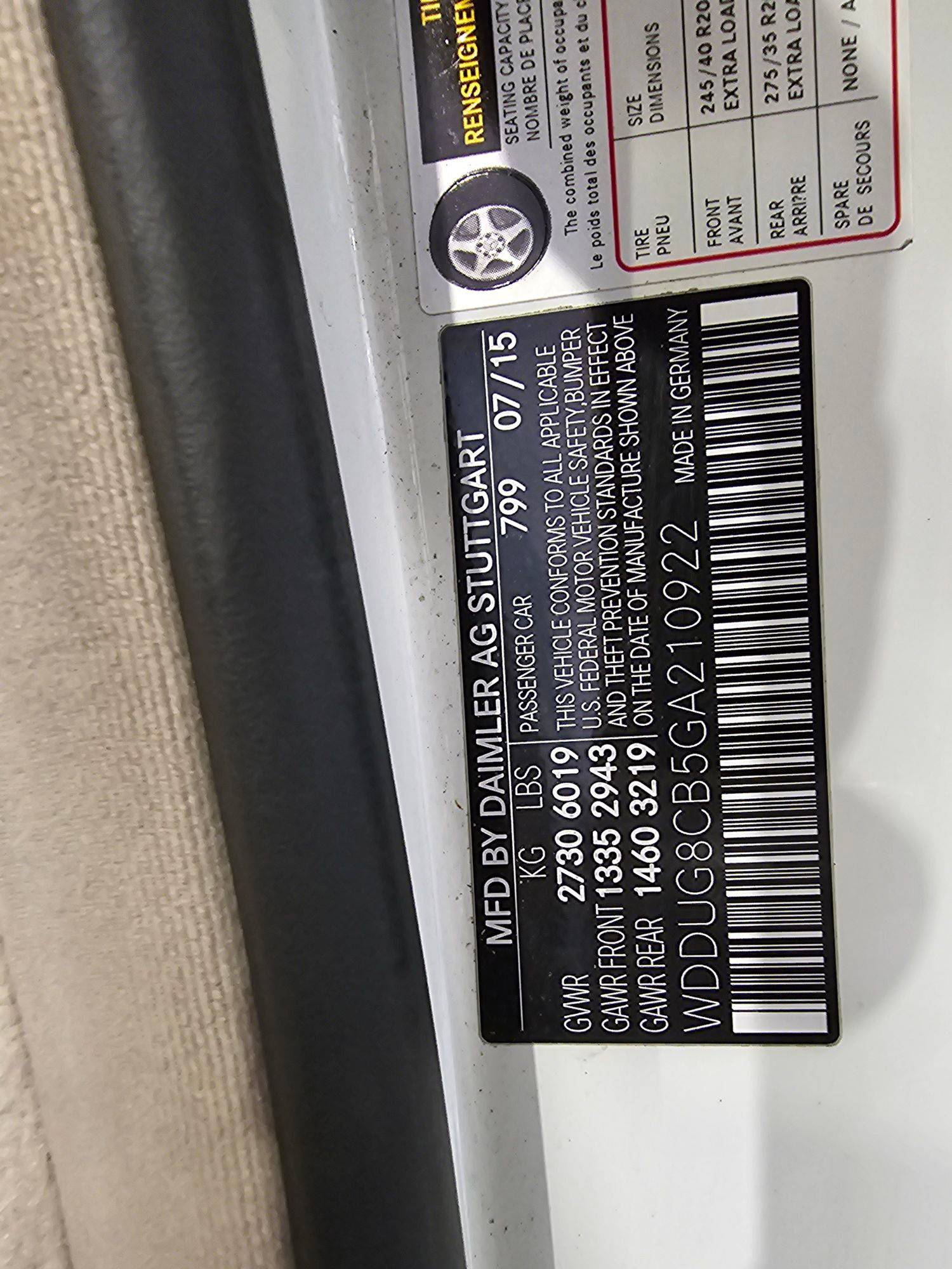 MERCEDES BENZ S 550 2016 - Marhaba Auction Used Cars - Image 11