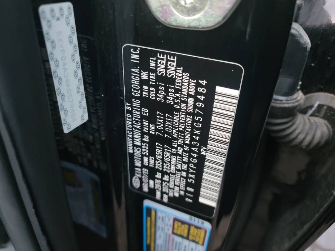 2019 KIA SORENTO — 142327 Miles — Lot 579484 — Main - Marhaba Auctions Used Cars - Image 9
