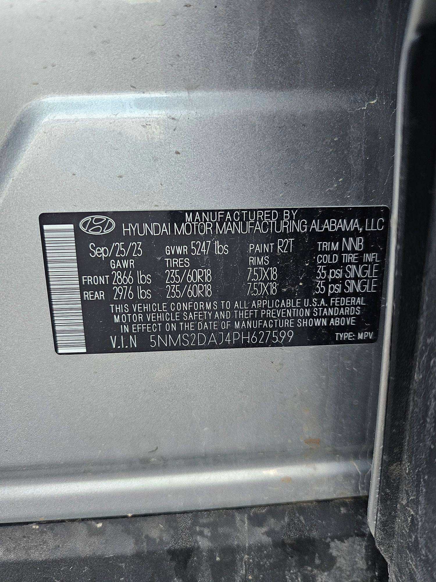 HYUNDAI SANTA FE 2023 - Marhaba Auction Used Cars - Image 9