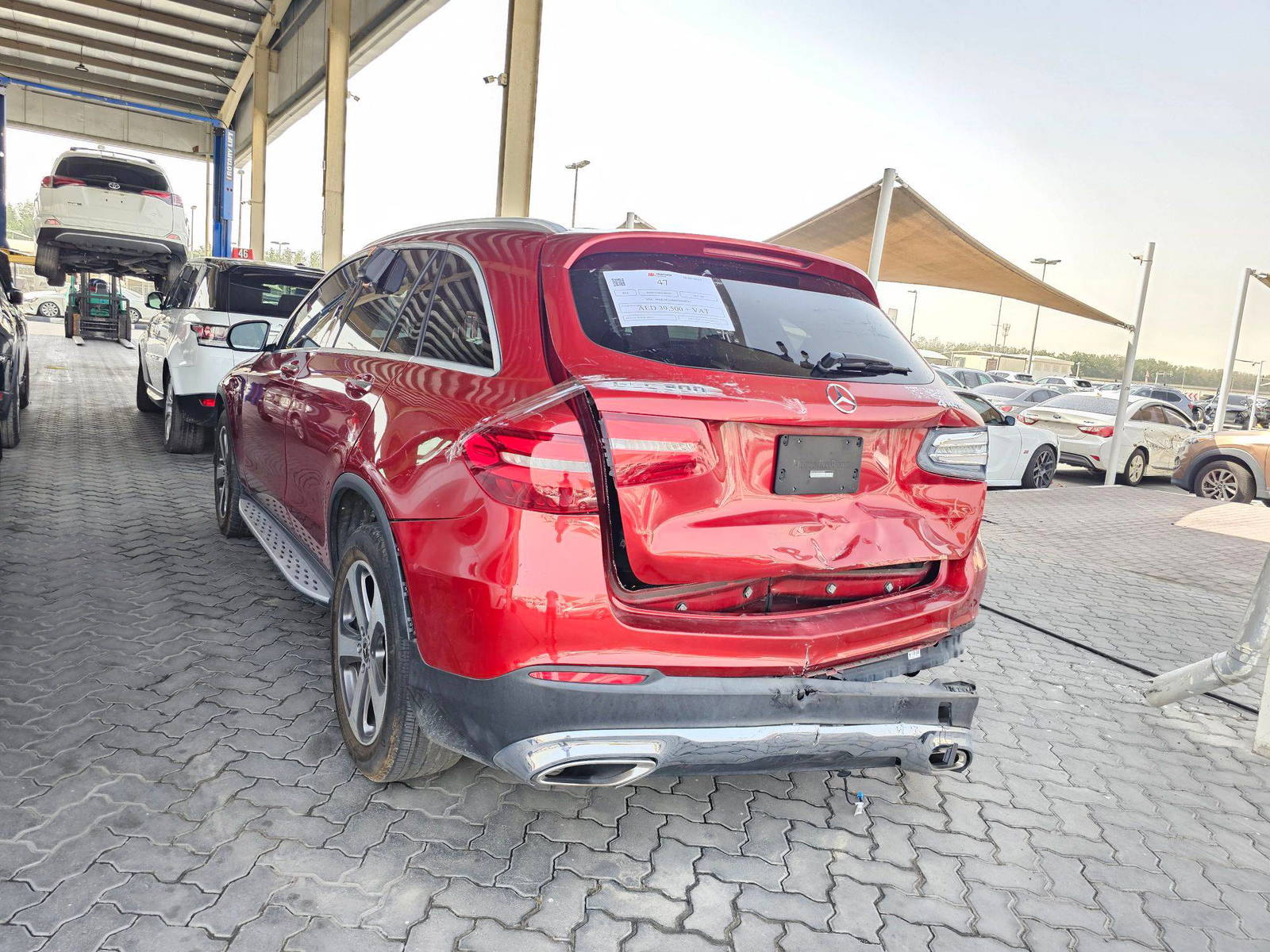 2018 MERCEDES BENZ GLC-300 — 132634 Miles — Lot 214578 — Main - Marhaba Auctions Used Cars - Image 4