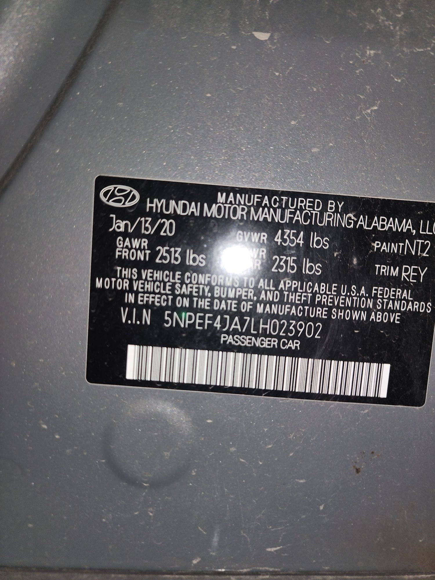 HYUNDAI SONATA 2020 - Marhaba Auction Used Cars - Image 11