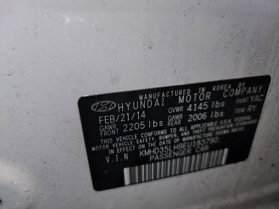 2014 HYUNDAI ELANTRA — 140295 Miles — Lot 67708383 - Marhaba Auctions Used Cars - Image 9