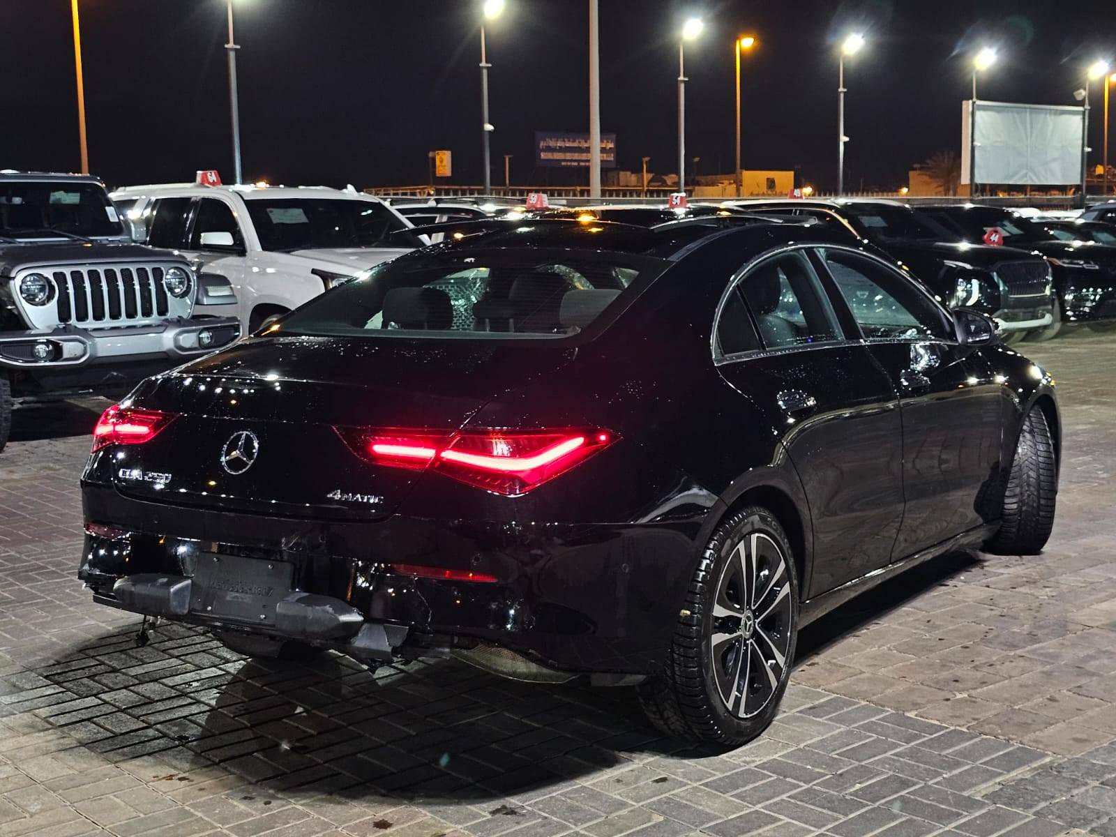 2025 MERCEDES BENZ CLA 250 — 48656 KM — Lot 4HB2SN524245 — Al Sajaa - Marhaba Auctions Used Cars - Image 4