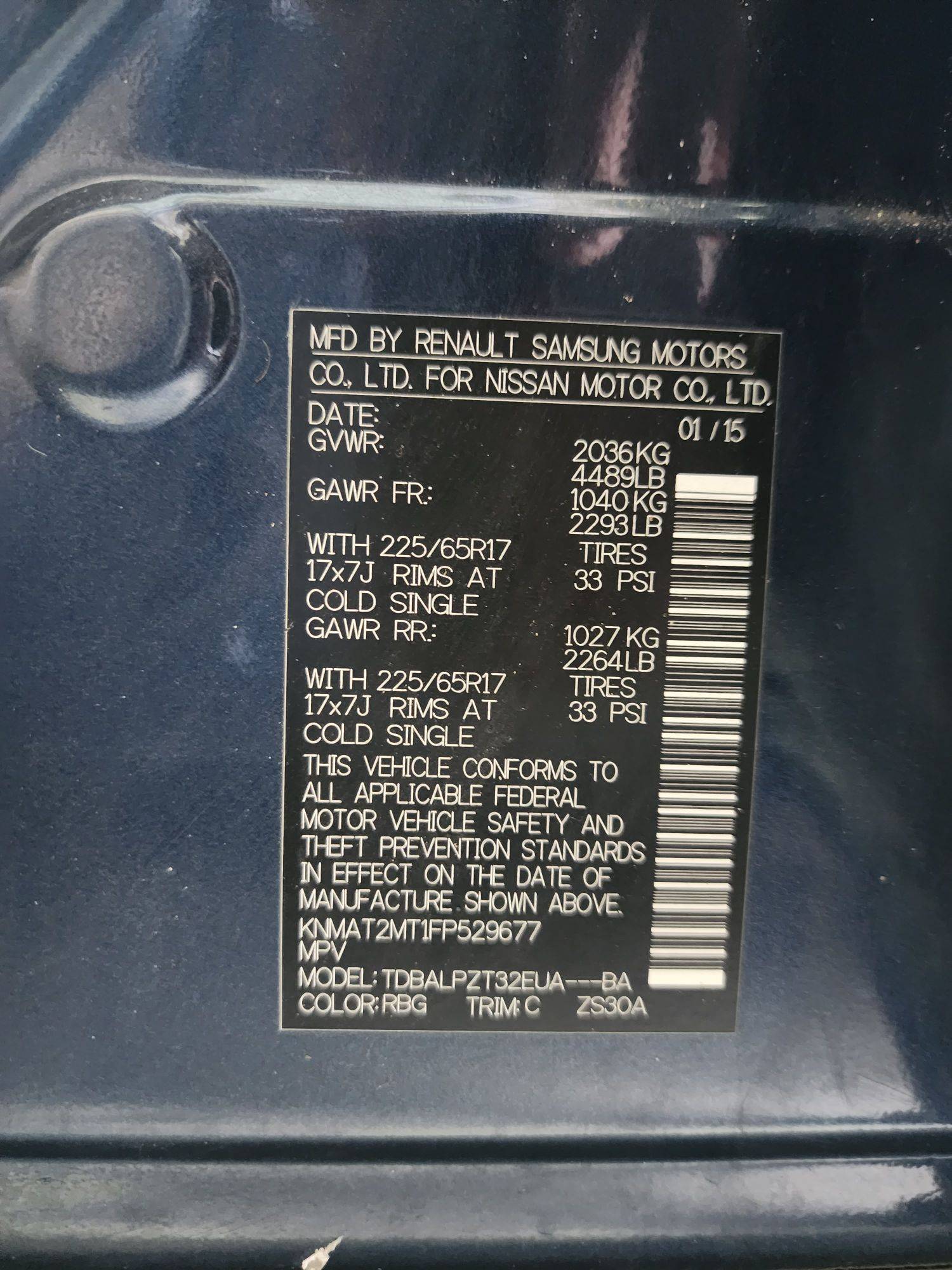 NISSAN ROGUE 2015 - Marhaba Auction Used Cars - Image 10