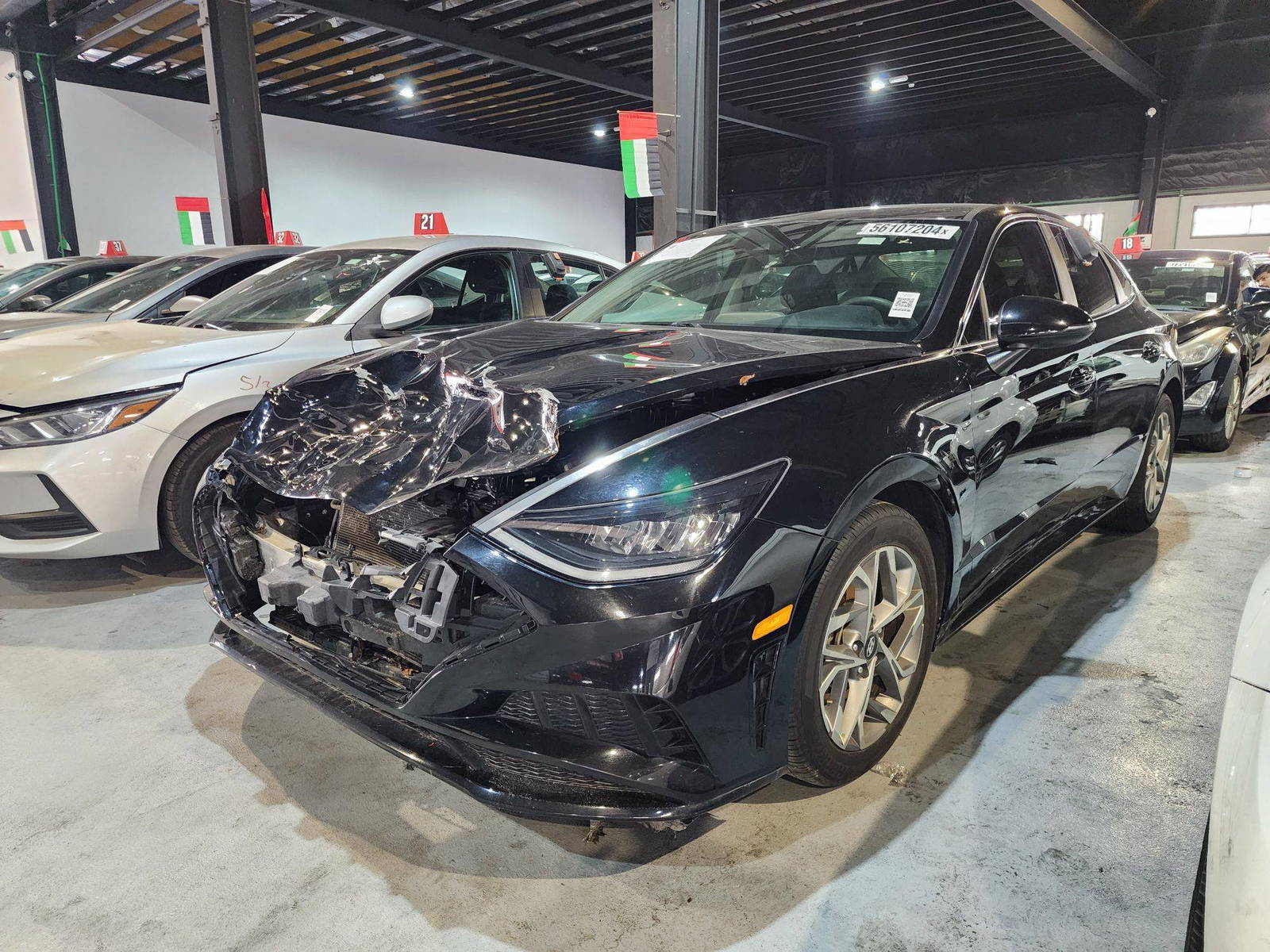 2021 HYUNDAI SONATA — 59012 Miles — Lot 56107204 — Al Quoz - Marhaba Auctions Used Cars - Image 5