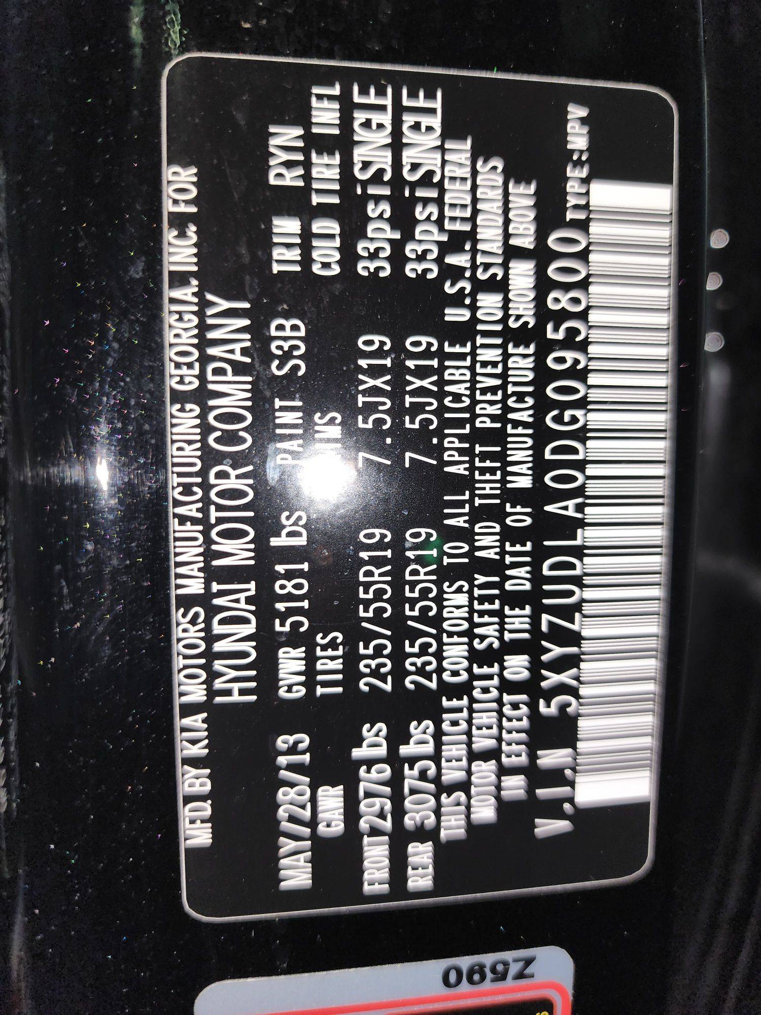 HYUNDAI SANTA FE SPORT 2013 - Marhaba Auction Used Cars - Image 10