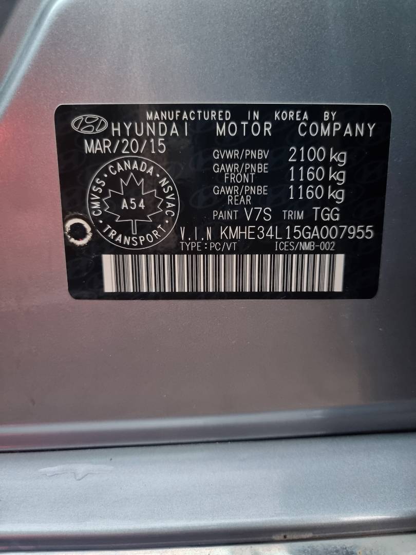 HYUNDAI SONATA 2016 - Marhaba Auction Used Cars - Image 10