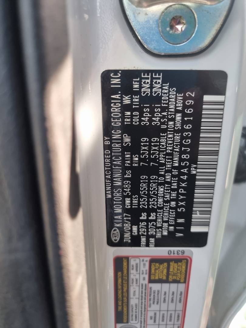 2018 KIA SORENTO — 55022 Miles — Lot 361692 — Ind. 12 - Marhaba Auctions Used Cars - Image 11