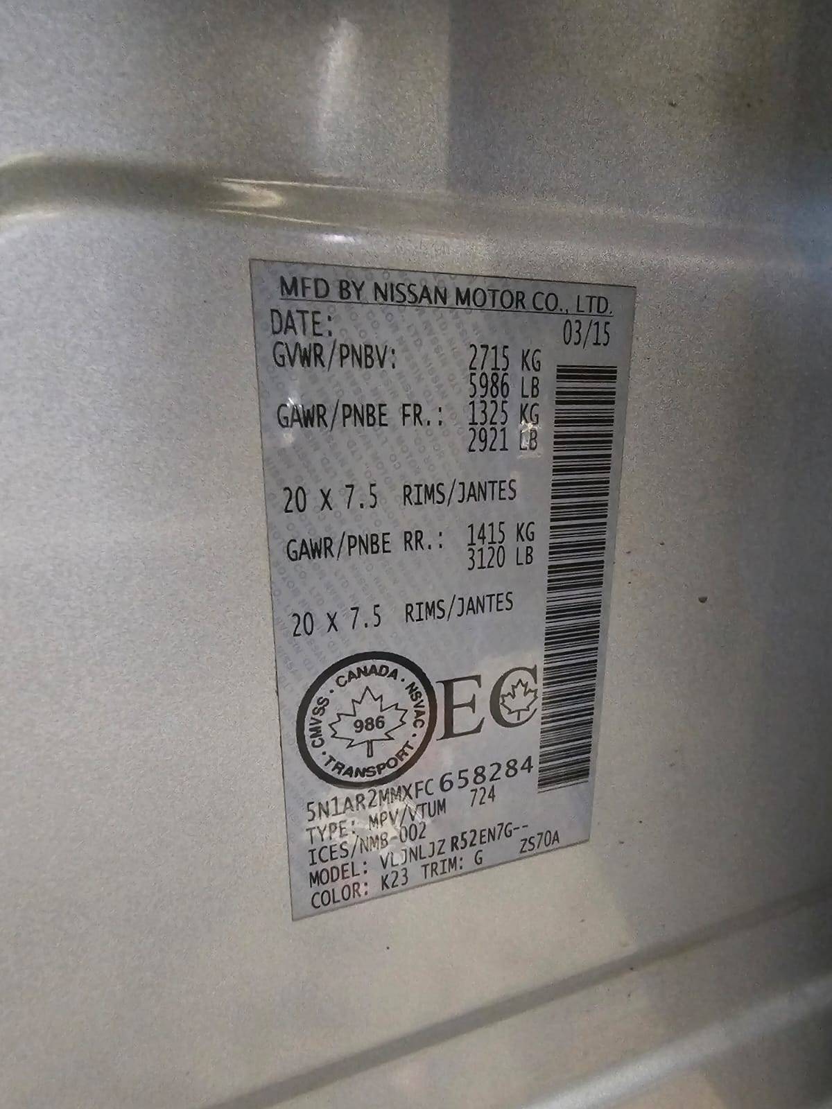 NISSAN PATHFINDER 2015 - Marhaba Auction Used Cars - Image 12