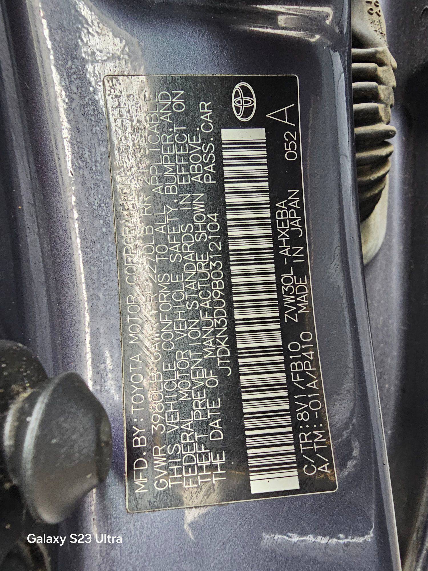 2011 TOYOTA PRIUS — 158316 Miles — Lot B0312104 — Main - Marhaba Auctions Used Cars - Image 9