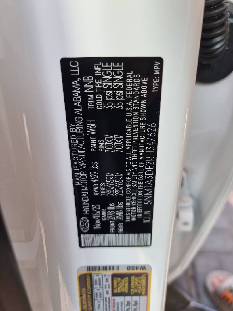 HYUNDAI TUCSON 2024 - Marhaba Auction Used Cars - Image 8