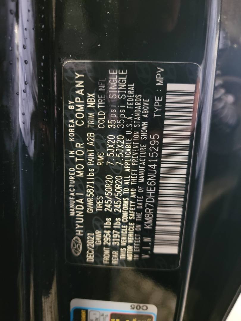 2022 HYUNDAI PALISADE — 78046 Miles — Lot E6NU415295 — Main - Marhaba Auctions Used Cars - Image 11