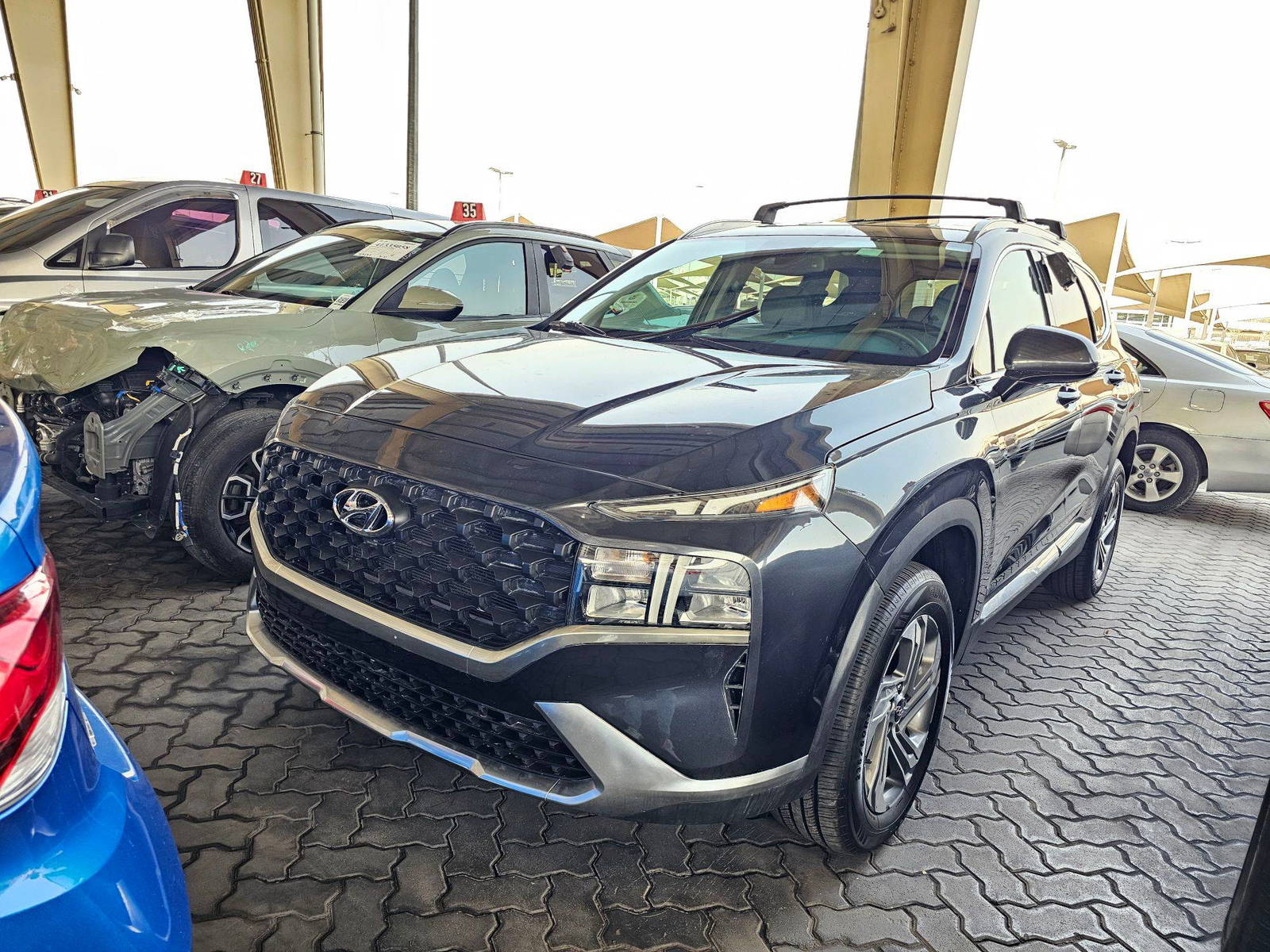 2022 HYUNDAI SANTA FE — 79186 KM — Lot 4NH402533 — Souq - Marhaba Auctions Used Cars - Image 5