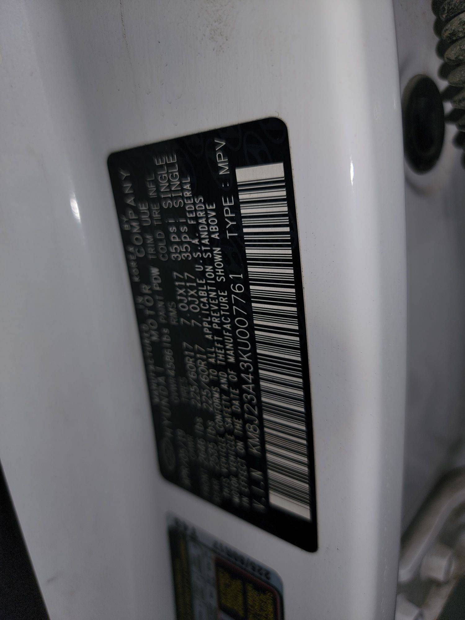 HYUNDAI TUCSON 2019 - Marhaba Auction Used Cars - Image 9