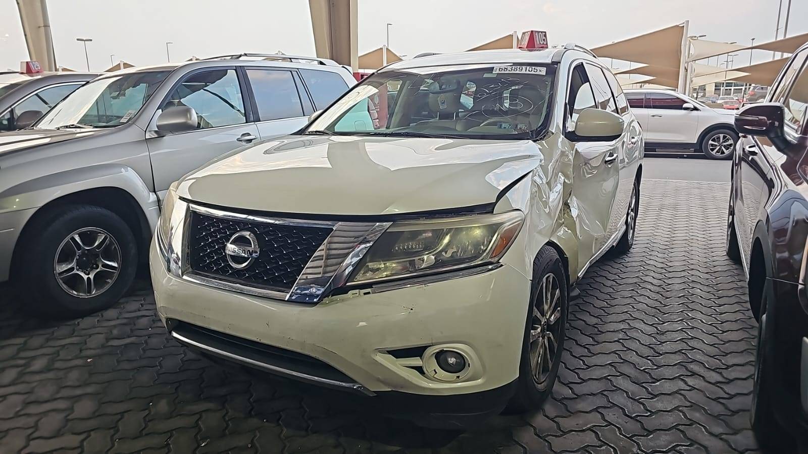 2015 NISSAN PATHFINDER — 137306 Miles — Lot M8FC623243 — Souq - Marhaba Auctions Used Cars - Image 3