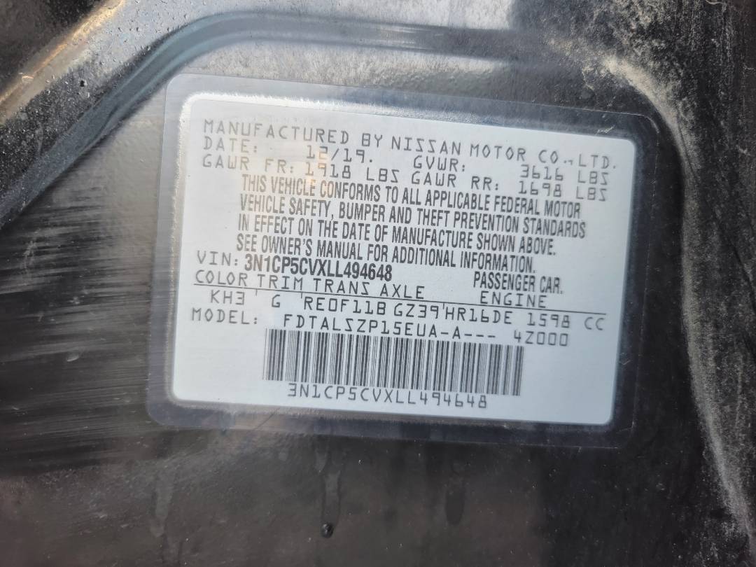 2020 NISSAN KICKS — 52766 Miles — Lot 75086143 — Souq - Marhaba Auctions Used Cars - Image 9