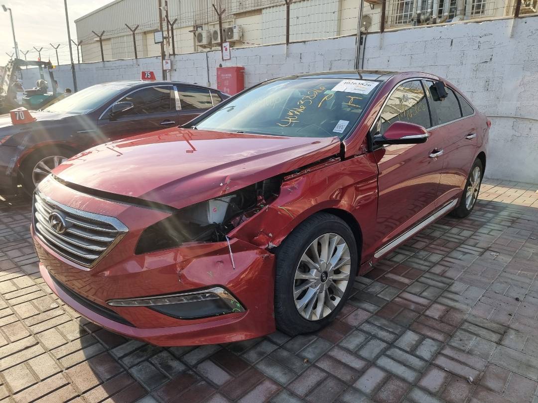 2015 HYUNDAI SONATA — 105046 Miles — Lot 215487 — Ind. 12 - Marhaba Auctions Used Cars - Image 3