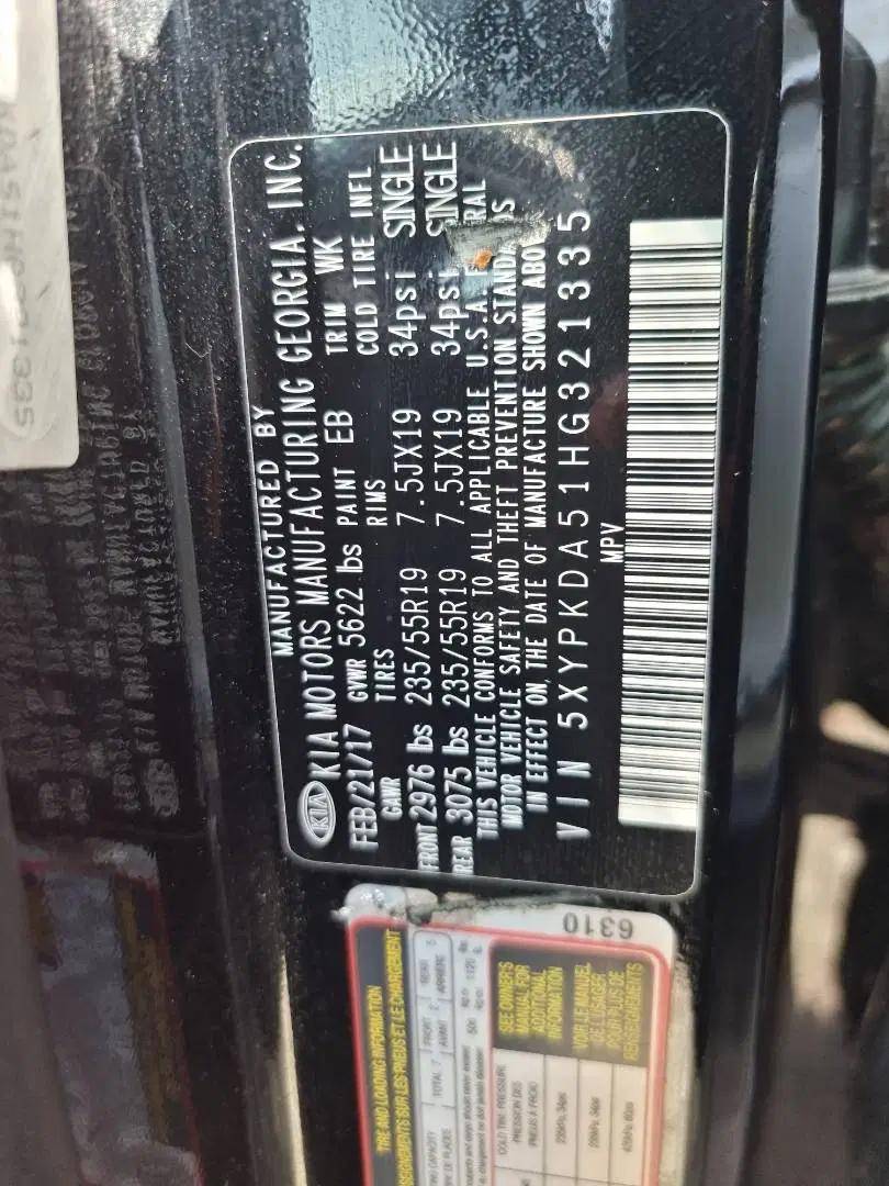 KIA SORENTO 2017 - Marhaba Auction Used Cars - Image 10