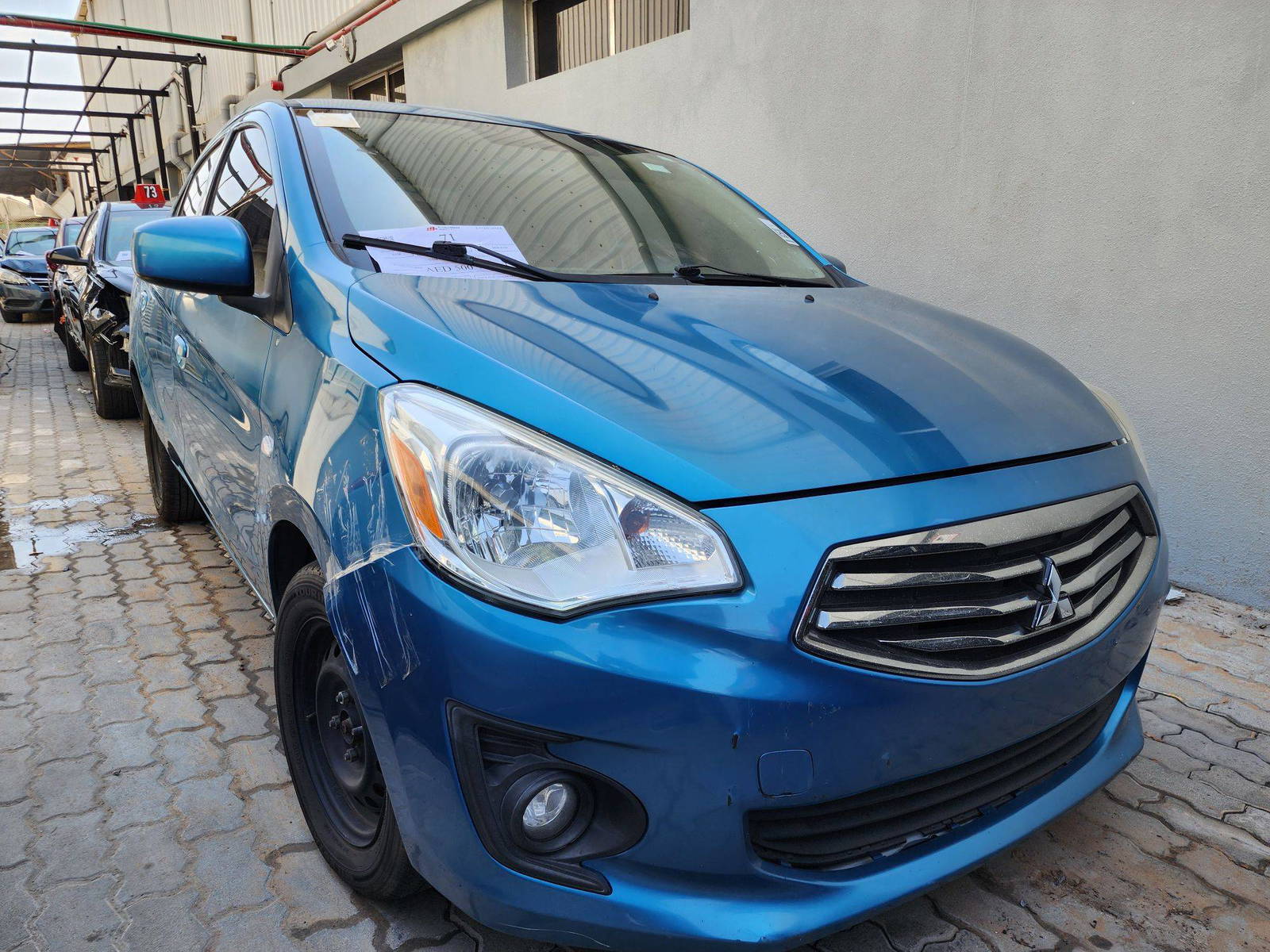 2018 MITSUBISHI MIRAGE — 123088 Miles — Lot 21808 — Al Quoz - Marhaba Auctions Used Cars - Image 3