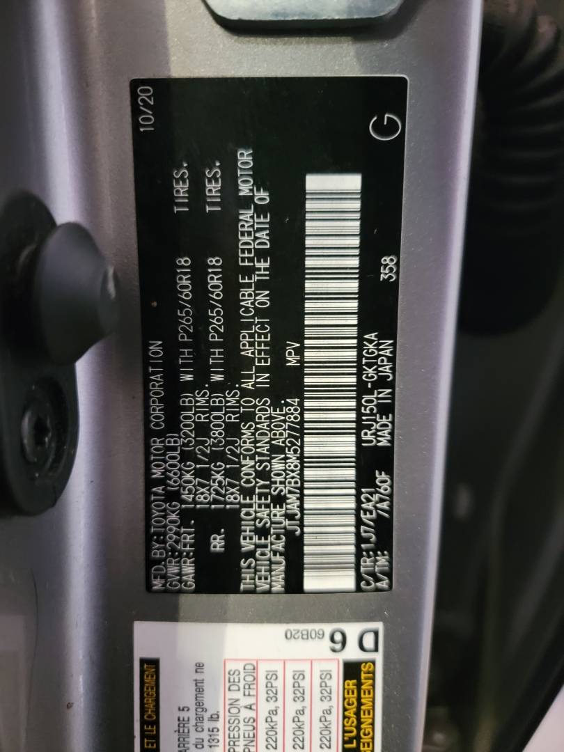 2021 LEXUS GX 460 — 50777 Miles — Lot 5277884 — Main - Marhaba Auctions Used Cars - Image 11