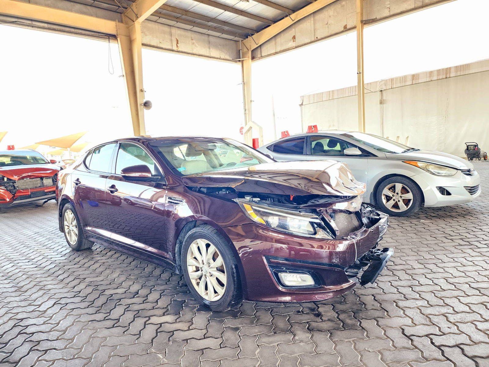 2015 KIA OPTIMA — 147462 Miles — Lot 125487 — Souq - Marhaba Auctions Used Cars - Image 4