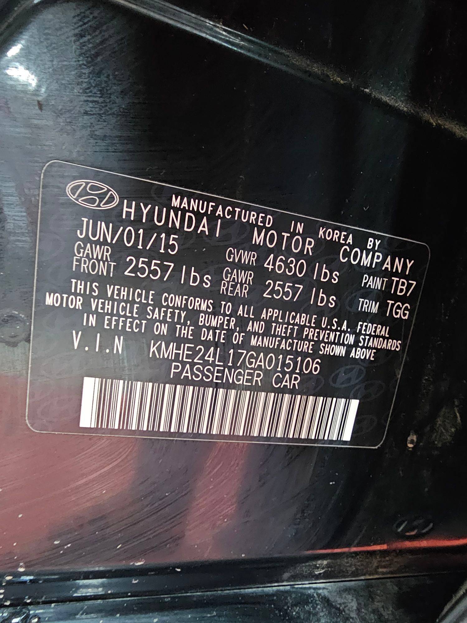 HYUNDAI SONATA 2016 - Marhaba Auction Used Cars - Image 10