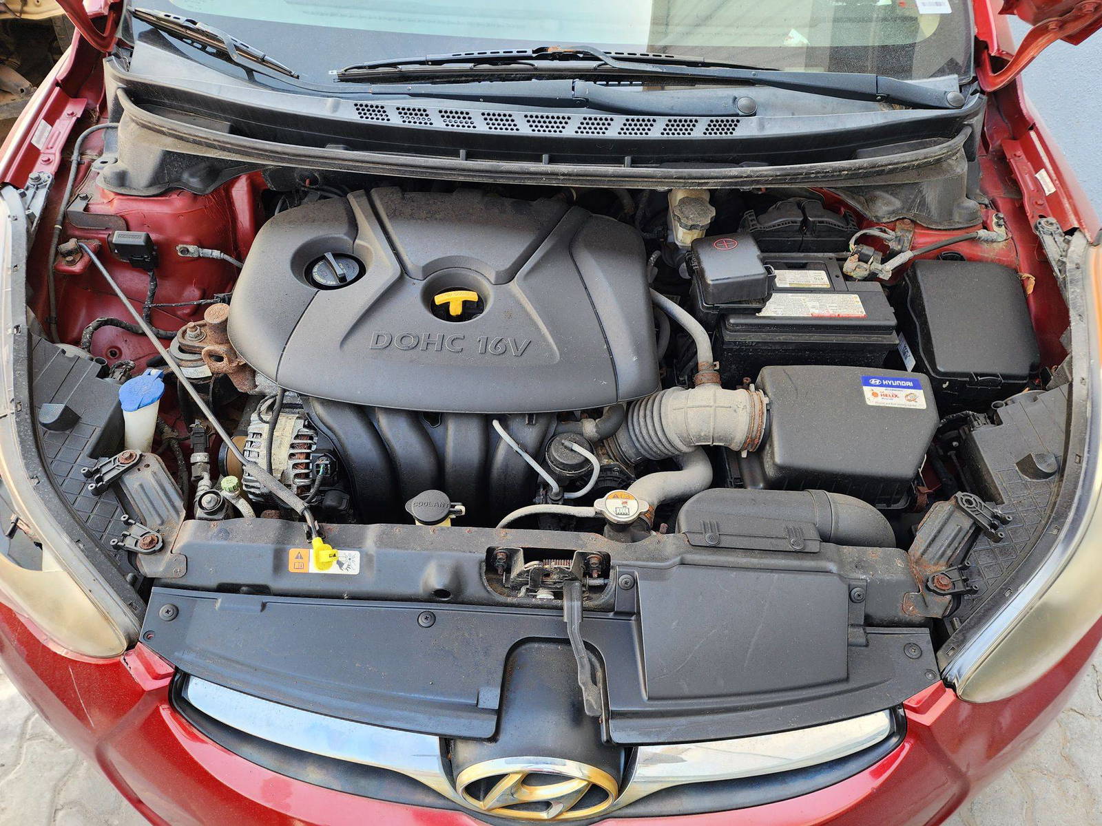 2012 HYUNDAI ELANTRA — 131561 Miles — Lot 465310 — Al Quoz - Marhaba Auctions Used Cars - Image 9