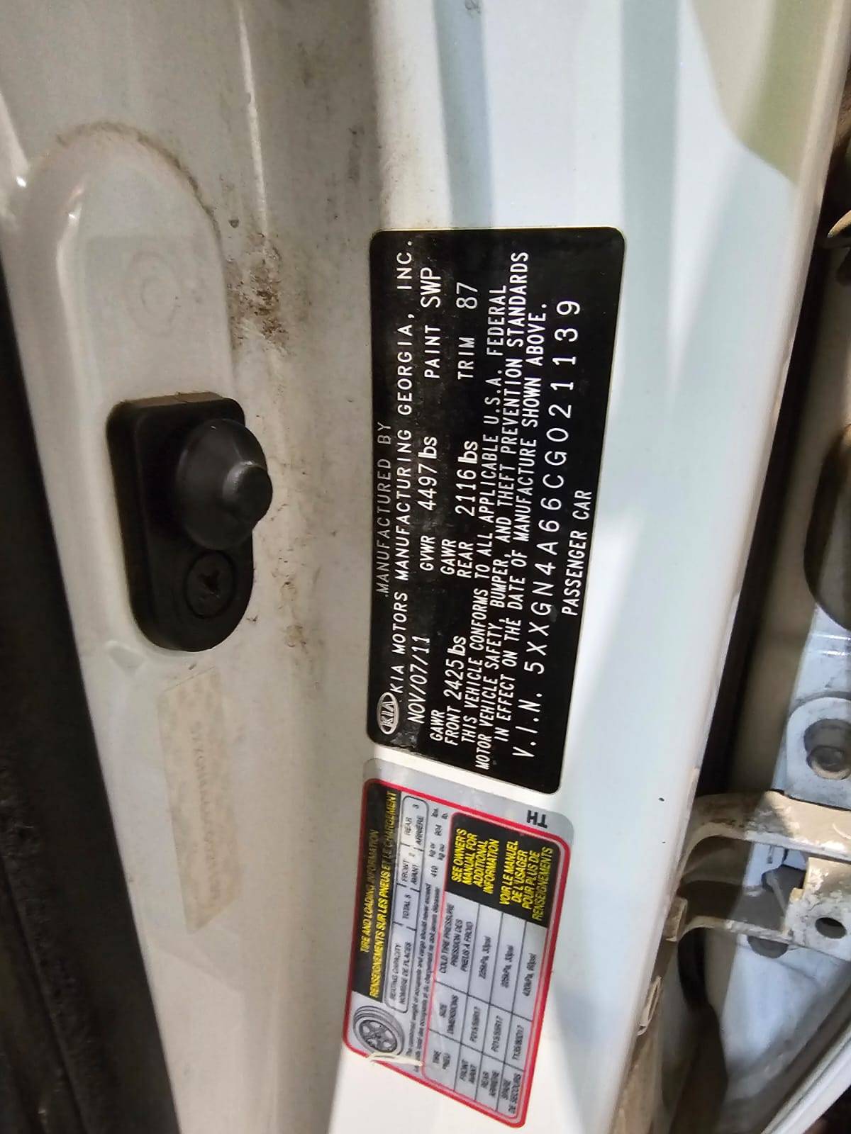 KIA OPTIMA 2012 - Marhaba Auction Used Cars - Image 8