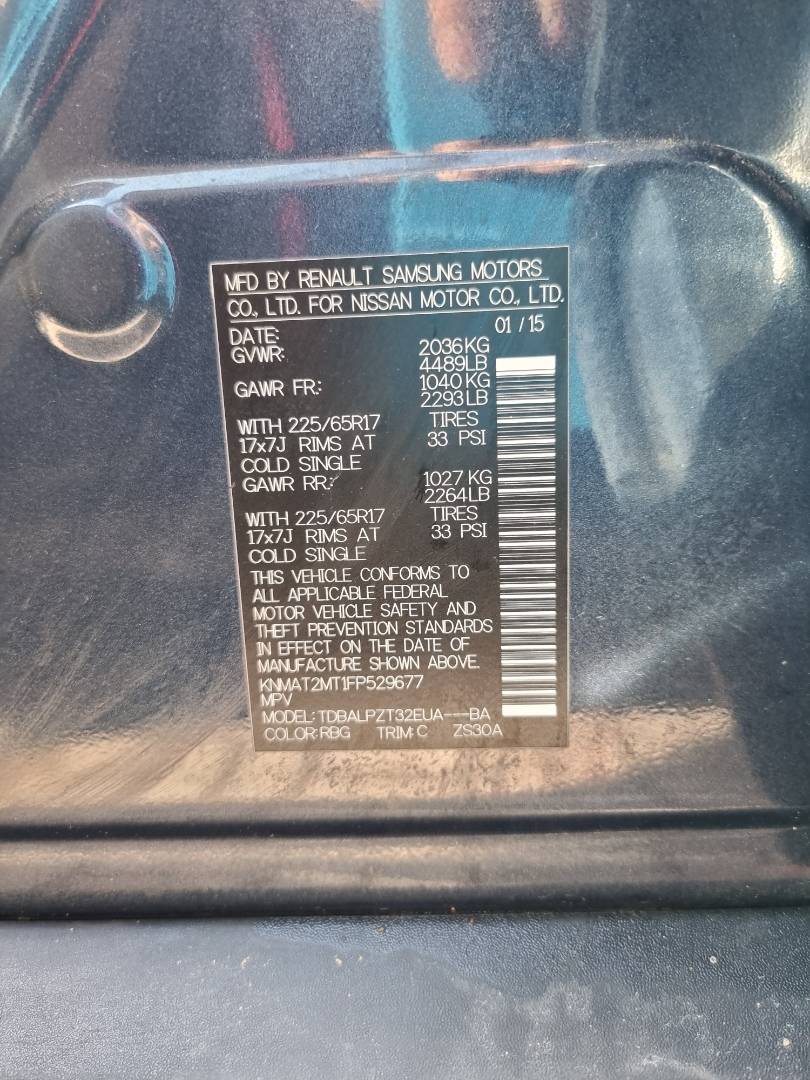 NISSAN ROGUE 2015 - Marhaba Auction Used Cars - Image 8