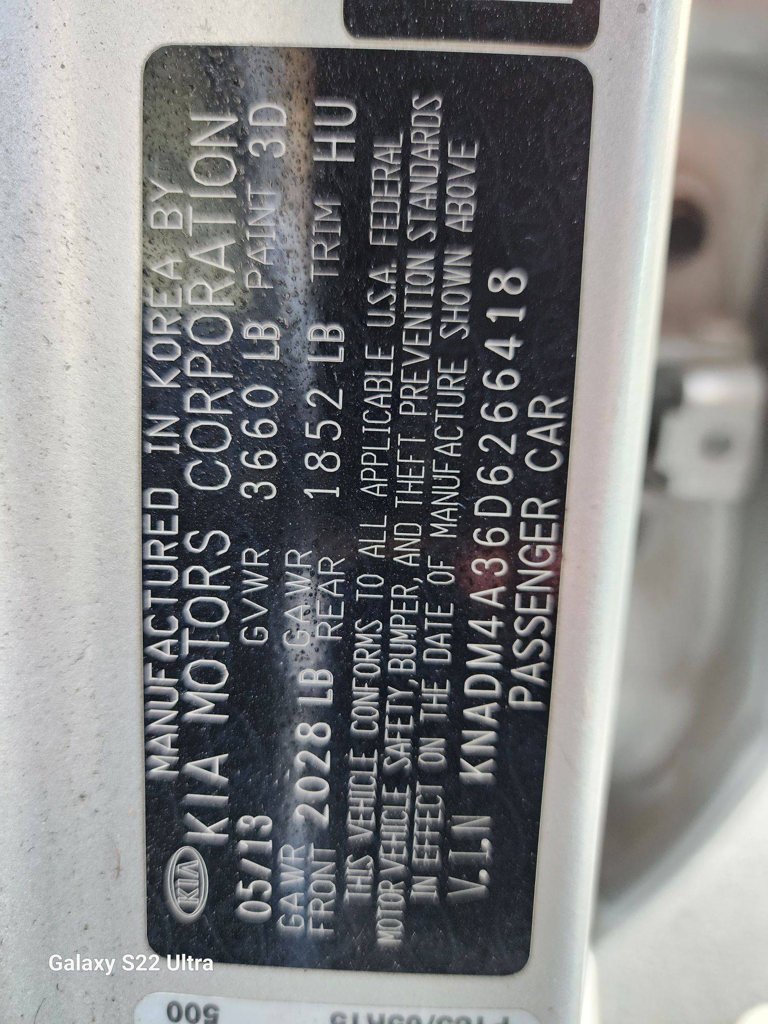 2013 KIA RIO — 74702 Miles — Lot 80284093 - Marhaba Auctions Used Cars - Image 5