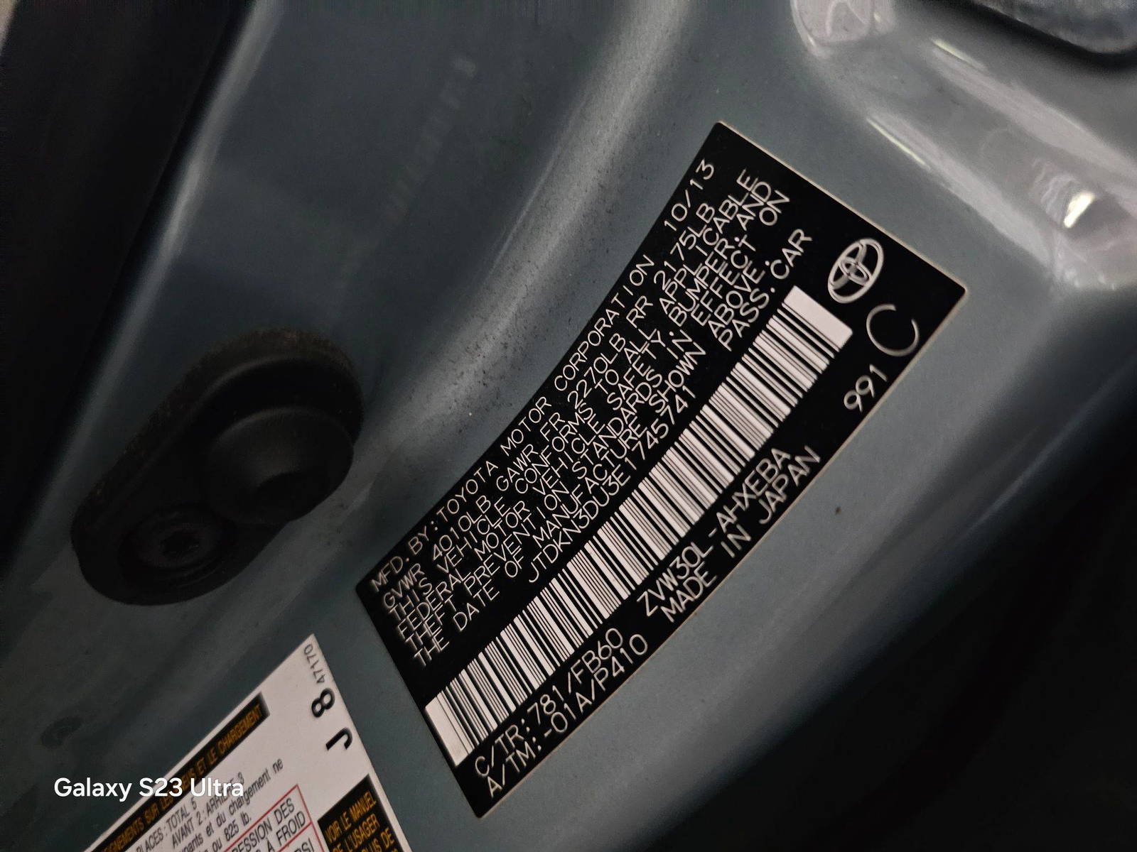 2014 TOYOTA PRIUS — 182691 Miles — Lot E1745741 — Main - Marhaba Auctions Used Cars - Image 8