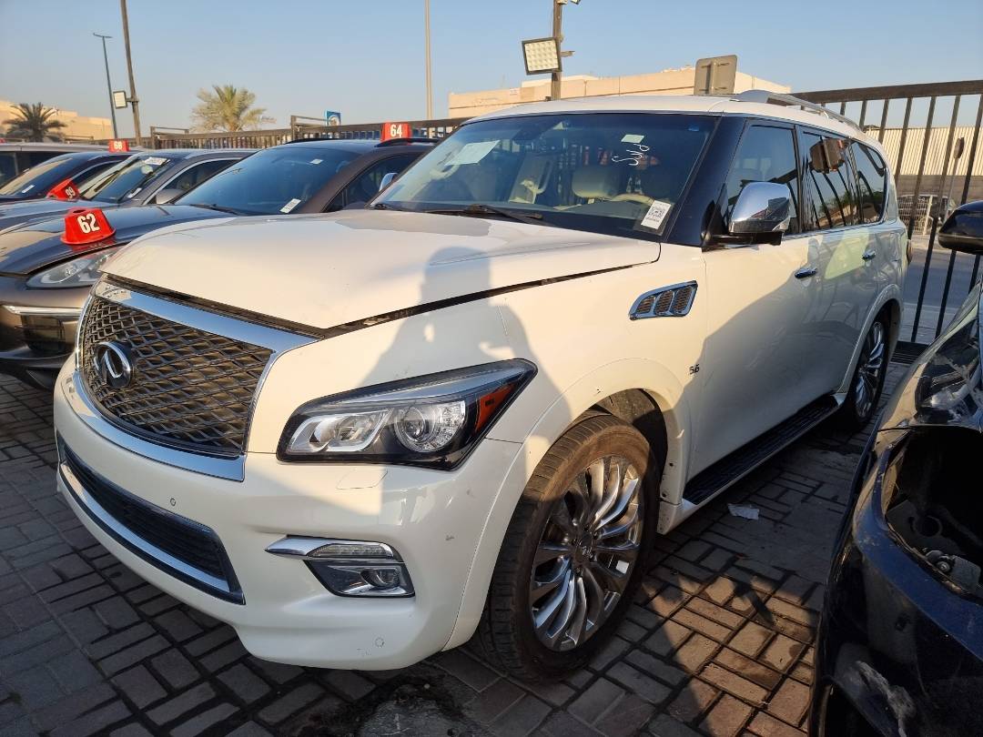 2015 INFINITI QX80 — 151131 Miles — Lot 964095 — Ind. 12 - Marhaba Auctions Used Cars - Image 3
