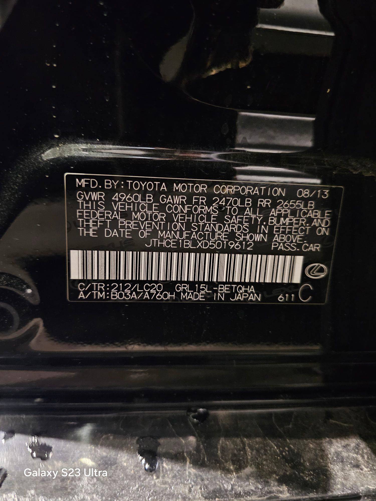 LEXUS GS 350 2013 - Marhaba Auction Used Cars - Image 10