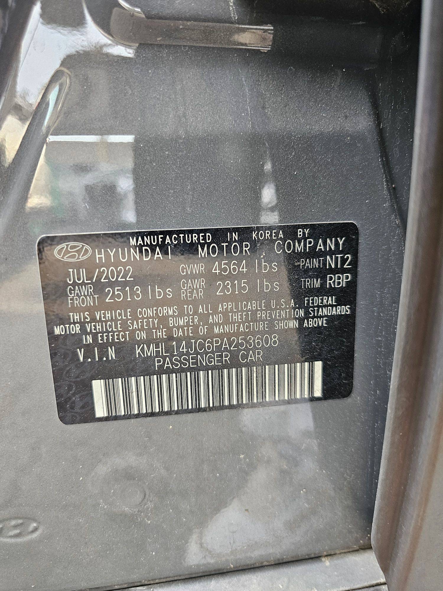 HYUNDAI SONATA 2023 - Marhaba Auction Used Cars - Image 11