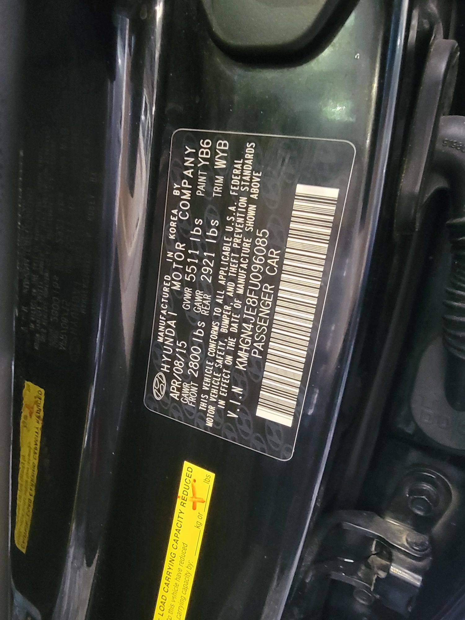 HYUNDAI GENESIS 2015 - Marhaba Auction Used Cars - Image 10