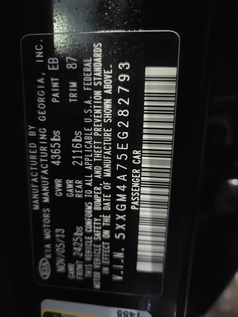 2014 KIA OPTIMA — 136001 Miles — Lot A75EG282793 — Main - Marhaba Auctions Used Cars - Image 10