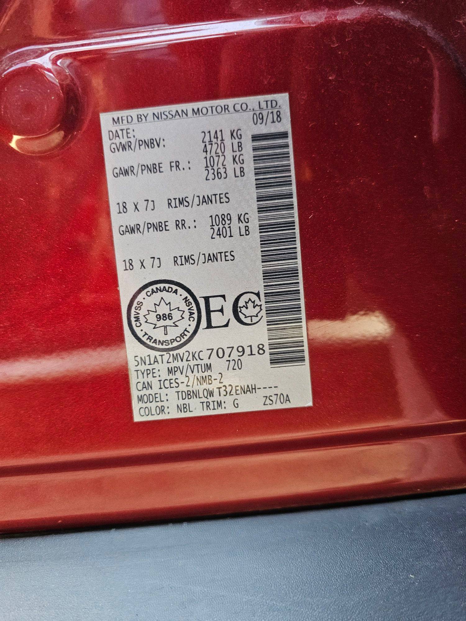 NISSAN ROGUE 2019 - Marhaba Auction Used Cars - Image 12