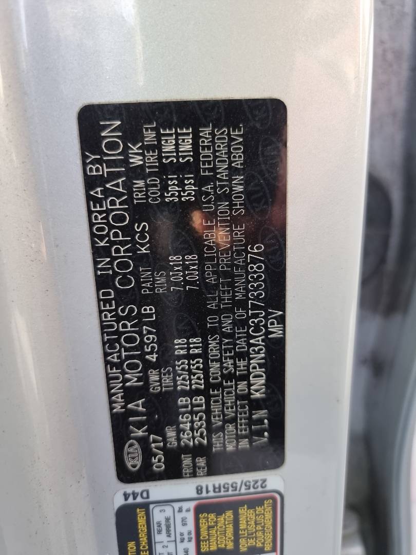 KIA SPORTAGE 2018 - Marhaba Auction Used Cars - Image 8