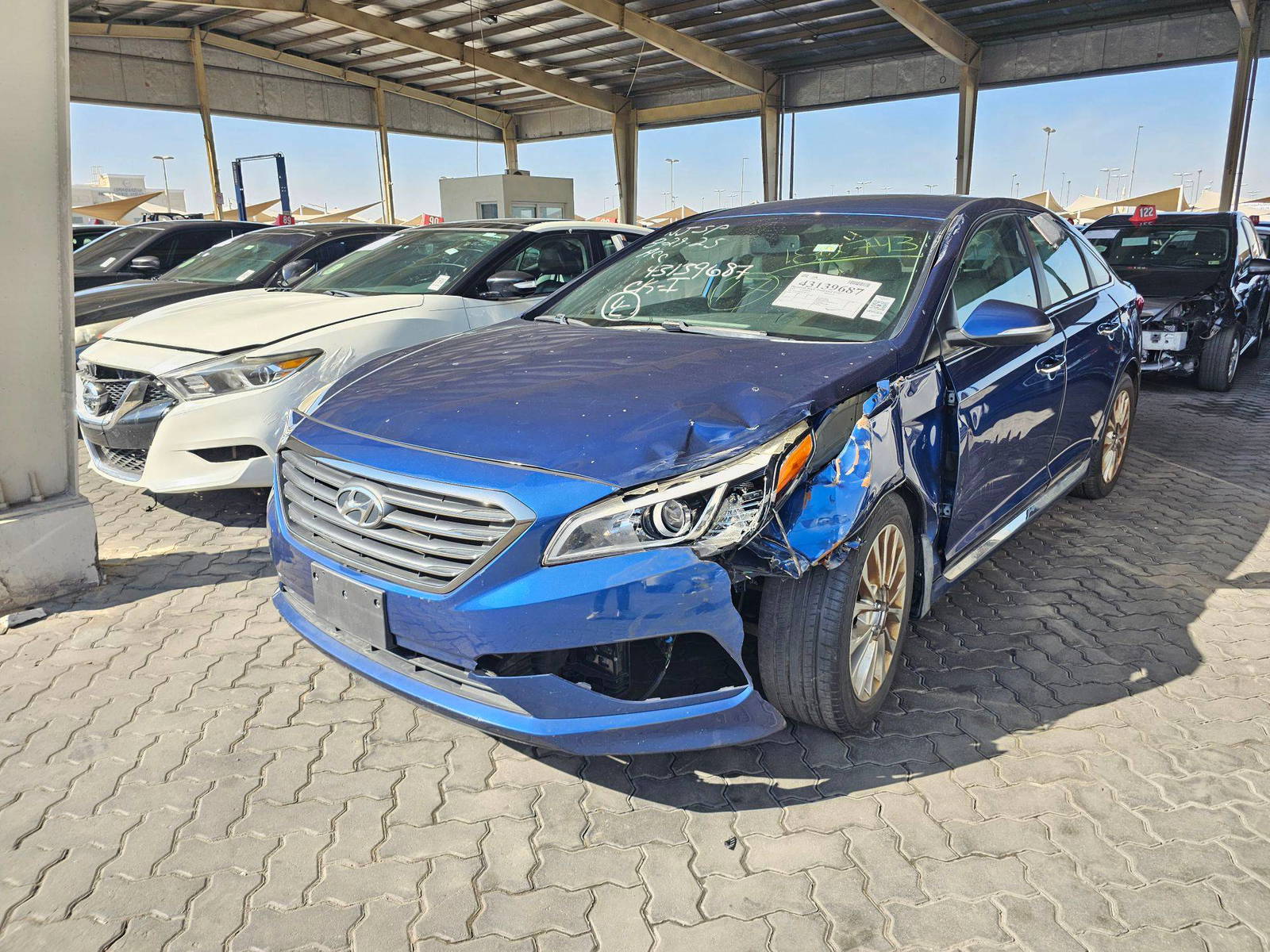 2015 HYUNDAI SONATA — 100112 Miles — Lot F6FH182743 — Souq - Marhaba Auctions Used Cars - Image 3
