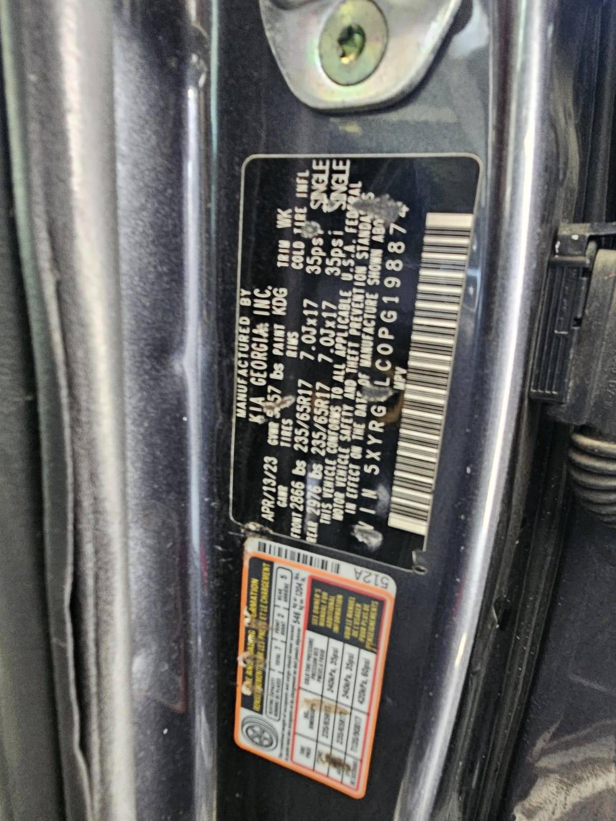 2023 KIA SORENTO — Lot G198874 — Main - Marhaba Auctions Used Cars - Image 9
