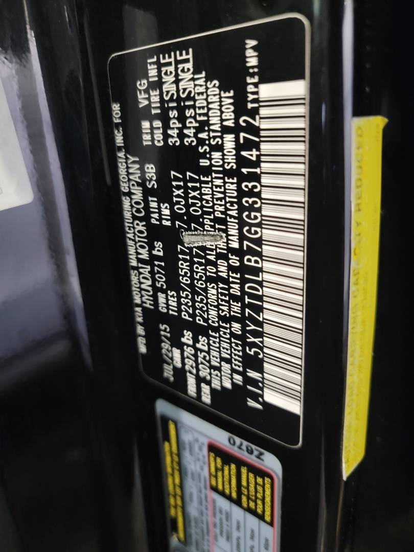 HYUNDAI SANTA FE 2016 - Marhaba Auction Used Cars - Image 9