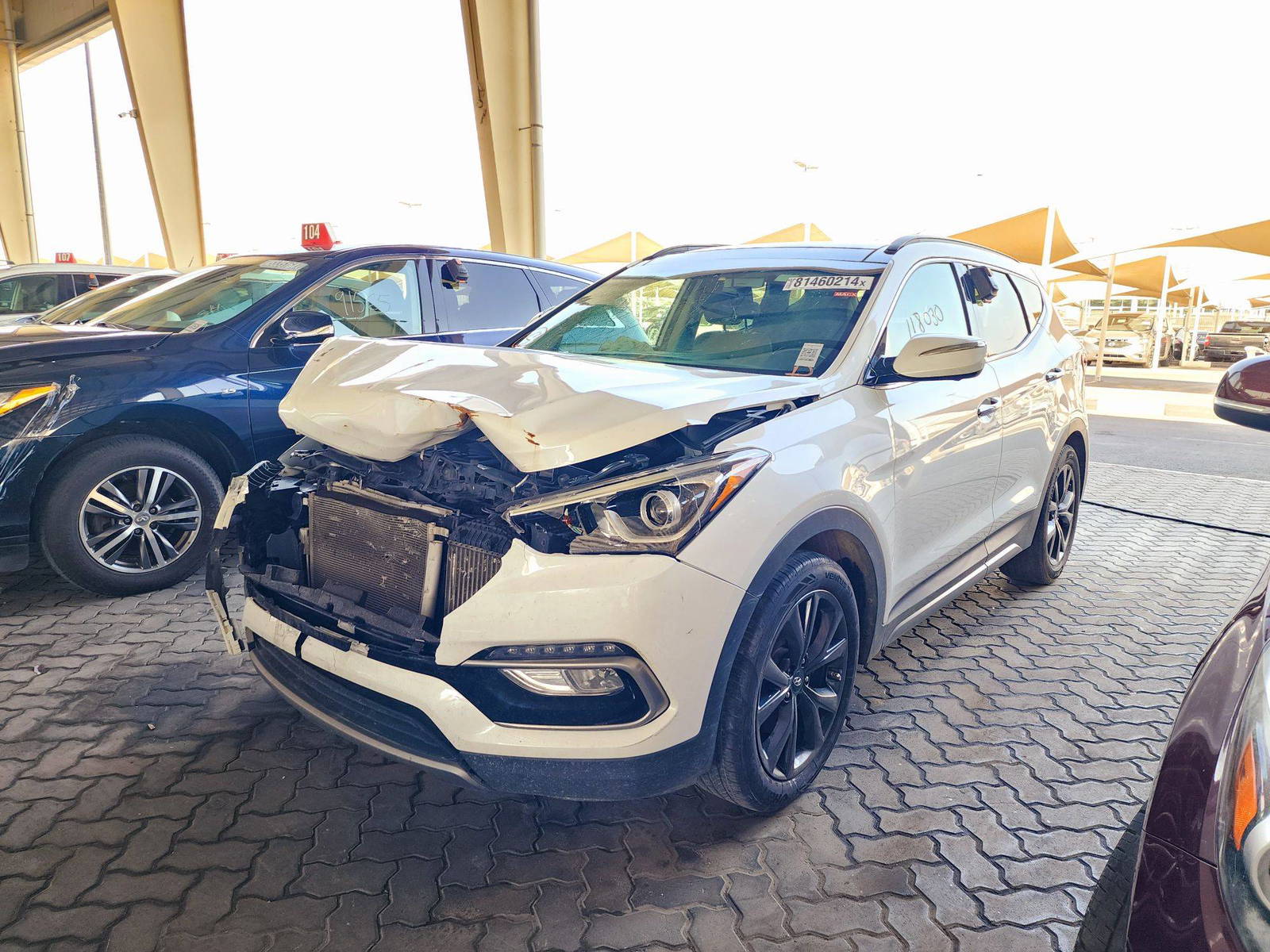 2017 HYUNDAI SANTA FE — 118030 Miles — Lot 7HG485342 — Souq - Marhaba Auctions Used Cars - Image 5