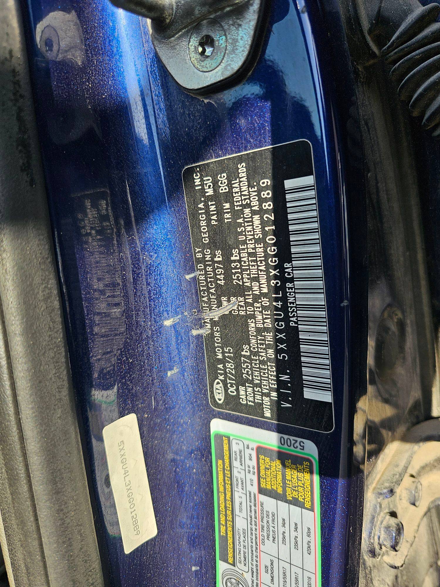 KIA OPTIMA 2016 - Marhaba Auction Used Cars - Image 11