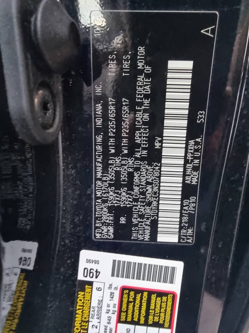 TOYOTA SIENNA 2022 - Marhaba Auction Used Cars - Image 9