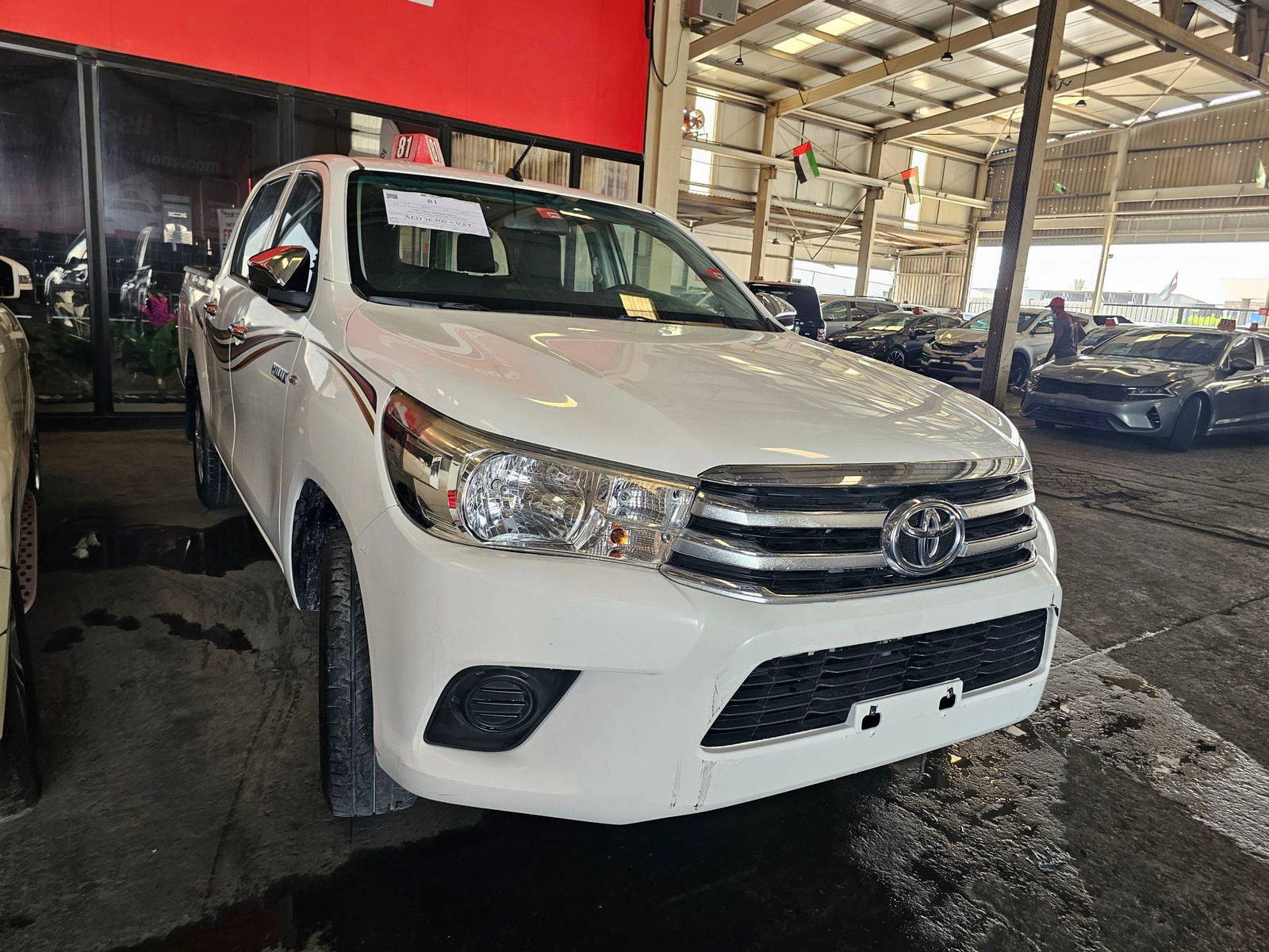 2019 TOYOTA HILUX — 132140 KM — Lot 215487 — Main - Marhaba Auctions Used Cars - Image 3