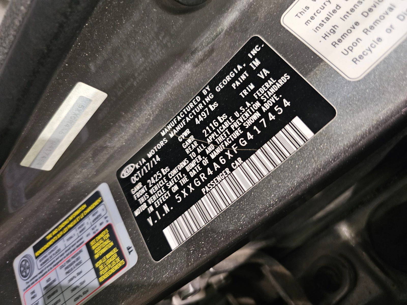 2015 KIA OPTIMA — 157225 Miles — Lot 94660565 - Marhaba Auctions Used Cars - Image 9