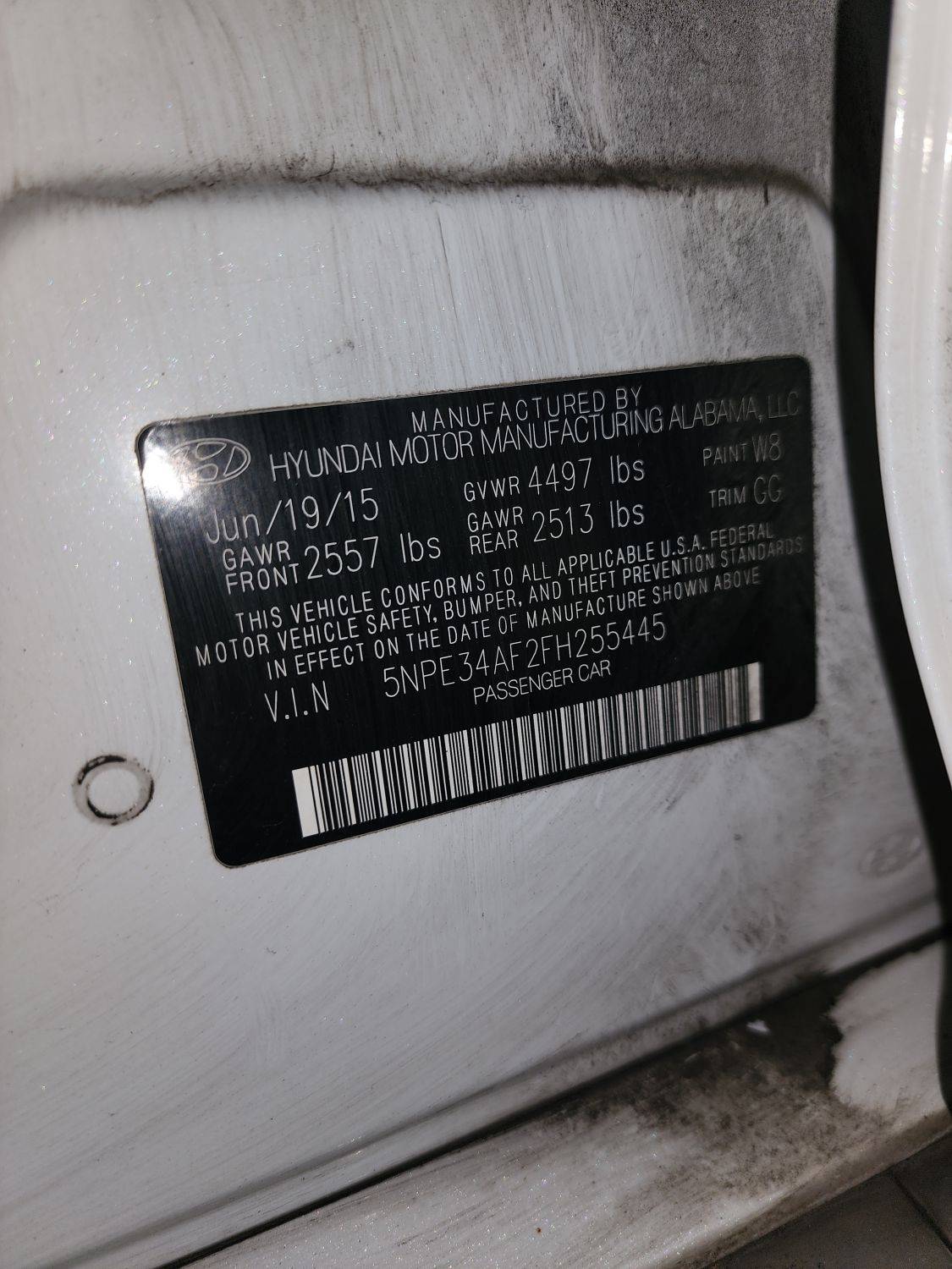 HYUNDAI SONATA SPORT 2015 - Marhaba Auction Used Cars - Image 11